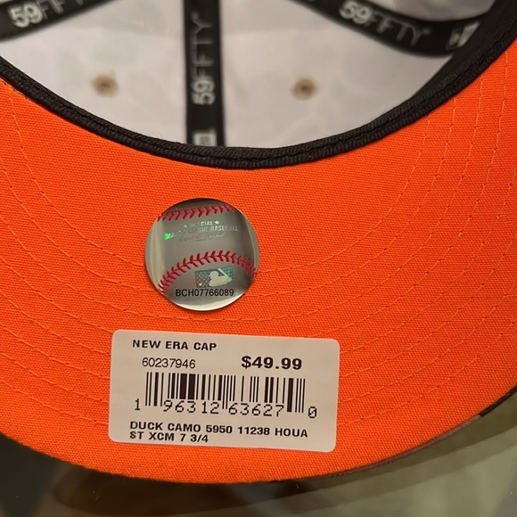 New Era 7 3/4 Houston Astros Duck Camo World Series Patch 2017 59Fifty Fitted - Picture 4 of 5